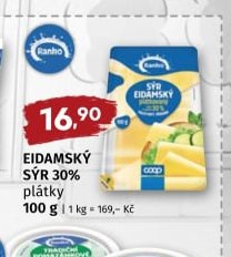 RANHO EIDAMSKÝ SÝR 30% plátky