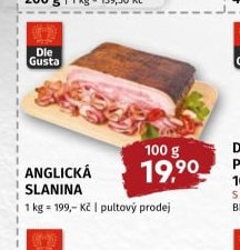 DIE GUSTA ANGLICKÁ SLANINA