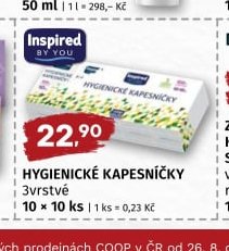INSPIRED BY YOU HYGIENICKÉ KAPESNÍČKY