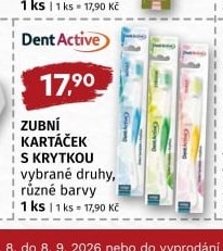DENT ACTIVE ZUBNÍ KARTÁČEK