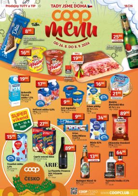 aktuální leták COOP 26.8.2026-8.9.2026