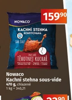 Nowaco Kachní stehna sous-vide