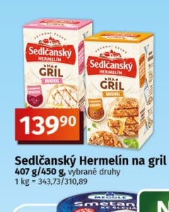 Sedlčanský Hermelín na gril