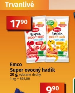 Emco Super ovocný hadík