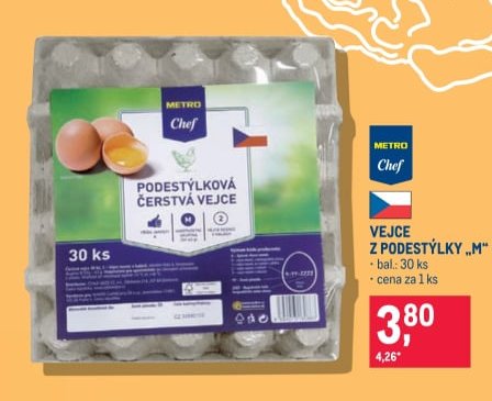 Vejce z podestýlky „M“