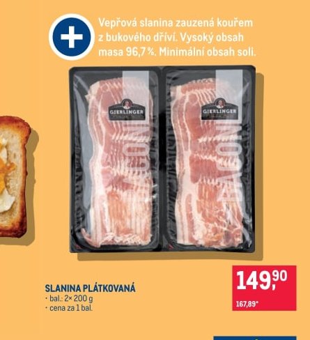 Slanina plátkovaná