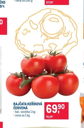 Rajčata keříková červená