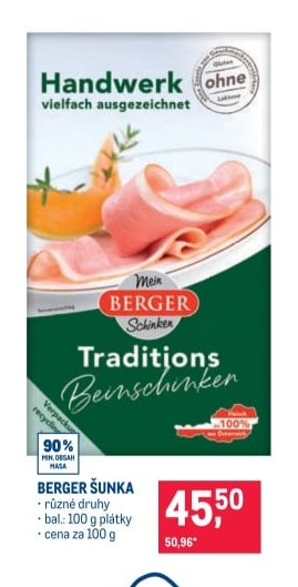 BERGER ŠUNKA