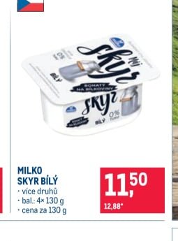 MILKO SKYR BÍLÝ