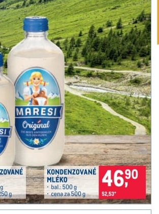 MARESI KONDENZOVANÉ MLÉKO 500 g