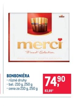 BONBONIÉRA MERCI