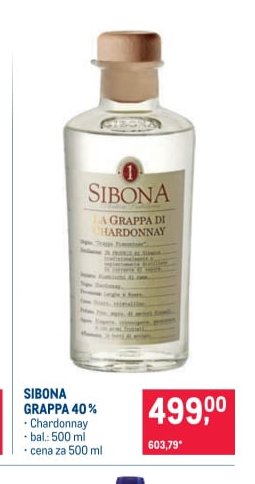 SIBONA GRAPPA 40%