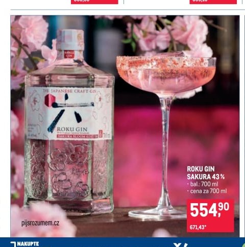 ROKU GIN SAKURA 43%