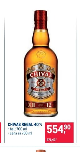 CHIVAS REGAL 40%