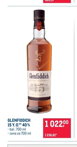 GLENFIDDICH 15 Y.O.
