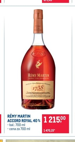 RÉMY MARTIN ACCORD ROYAL 40%