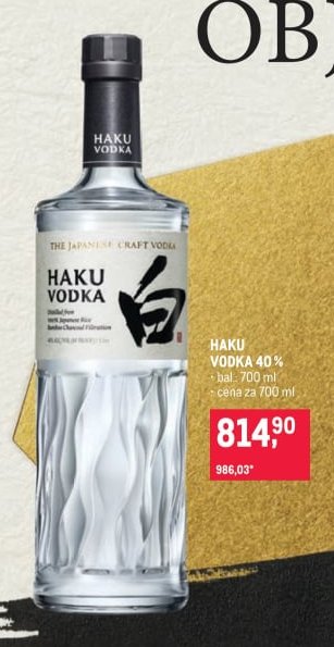 Haku Vodka 40%