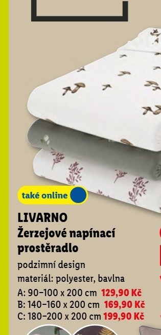LIVARNO Žerzejové napínací prostěradlo