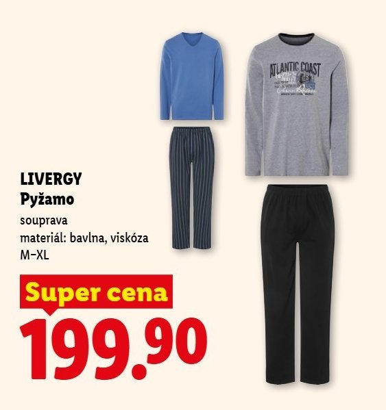 LIVERGY Pyžamo