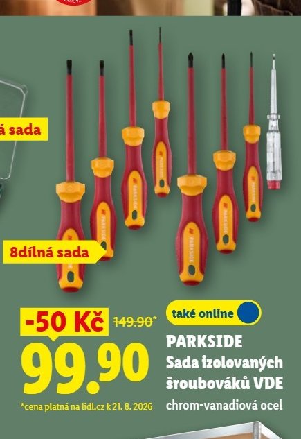 PARKSIDE Sada izolovaných šroubováků VDE