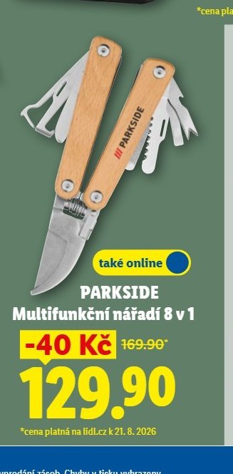 PARKSIDE Multifunkční nářadí 8 v 1