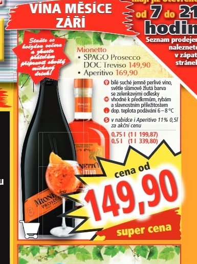 Mionetto Spago Prosecco