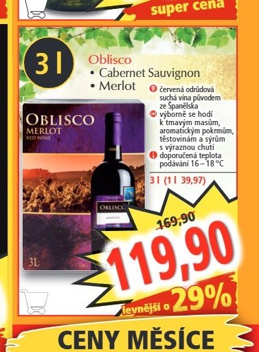 Oblisco Cabernet Sauvignon Merlot