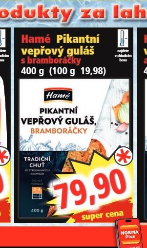 Hamé Pikantní vepřový guláš