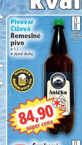 Pivovar Čížová Remeslné pivo