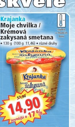 Krajanka Moje chvilka / Krémová zakysaná smetana