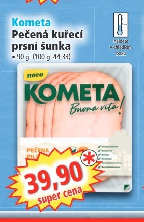 Kometa Pečená kuřecí prsní šunka