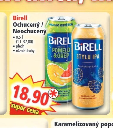 Birell Ochucený / Neochucený