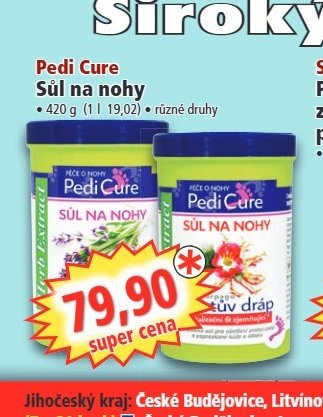 Pedi Cure Sůl na nohy