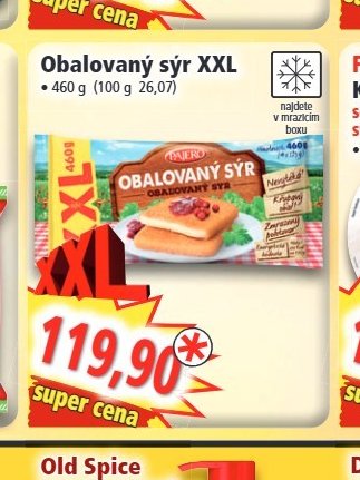 Obalovaný sýr XXL
