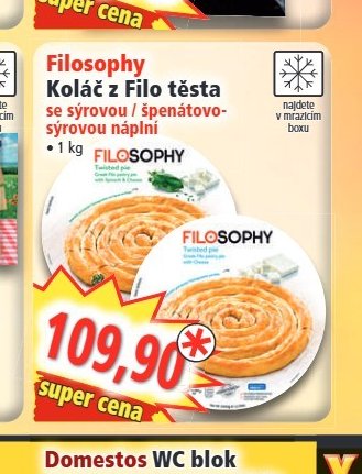 Filosophy Koláč z Filo těsta