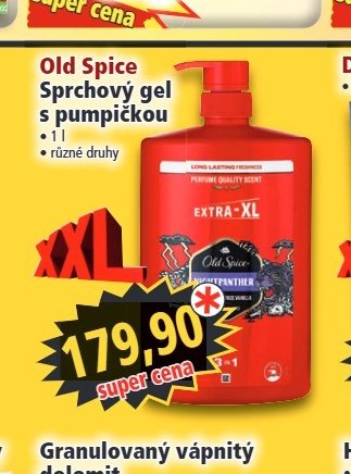 Old Spice Sprchový gel s pumpičkou