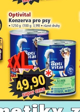 Optivital Konzerva pro psy