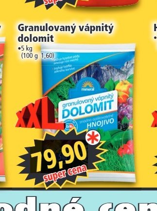 Granulovaný vápnitý dolomit