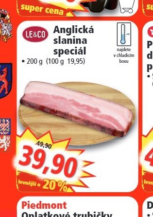 Anglická slanina speciál