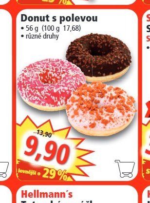 Donut s polevou