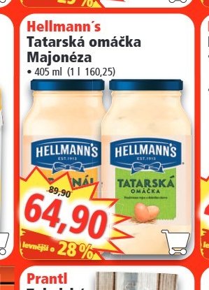 Hellmann's Tatarská omáčka Majonéza