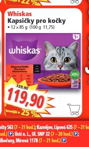 Whiskas Kapsičky pro kočky