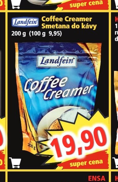 Landfein Coffee Creamer Smetana do kávy