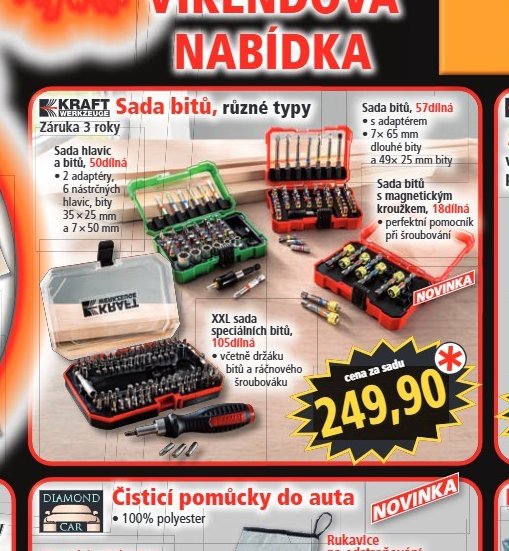 Sada bitů, různé typy