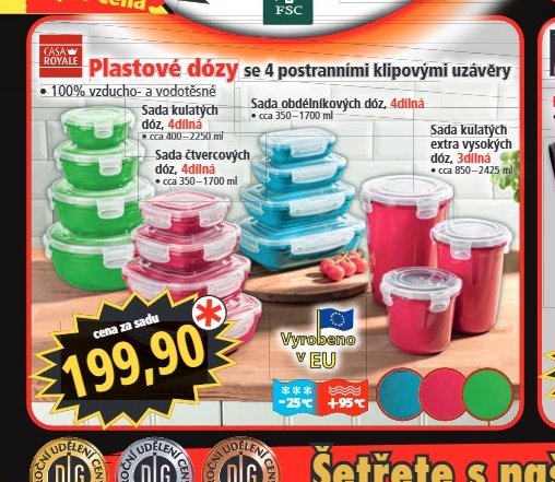 Plastové dózy