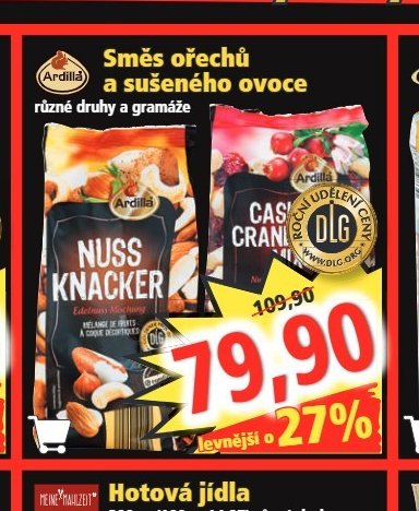 Směs ořechů a sušeného ovoce