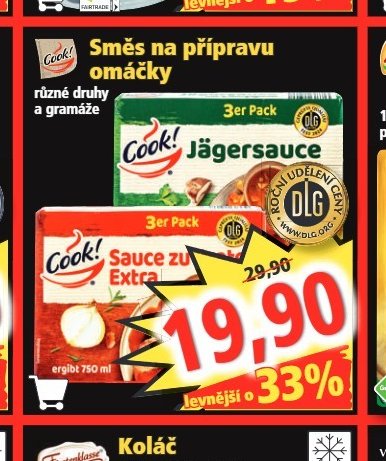 Směs na přípravu omáčky