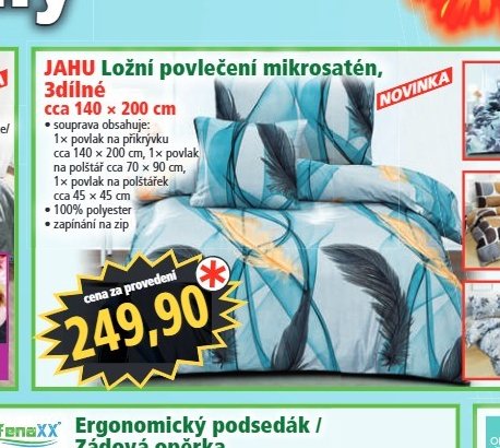 JAHU Ložní povlečení mikrosatén