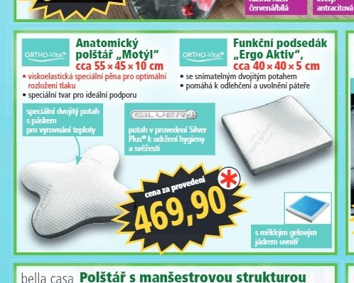 ORTHO-Vital Anatomický polštář Motýl