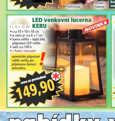 I-GLOW LED venkovní lucerna